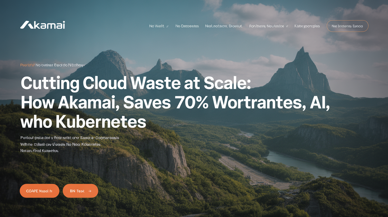 Akamai's cloud waste reduction technology powered by AI and Kubernetes