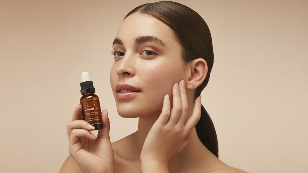 Assortment of top-rated Vitamin C serums for skin radiance.
