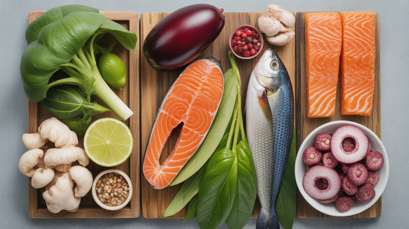 Assortment of plant-based Omega-3 sources as fish alternatives