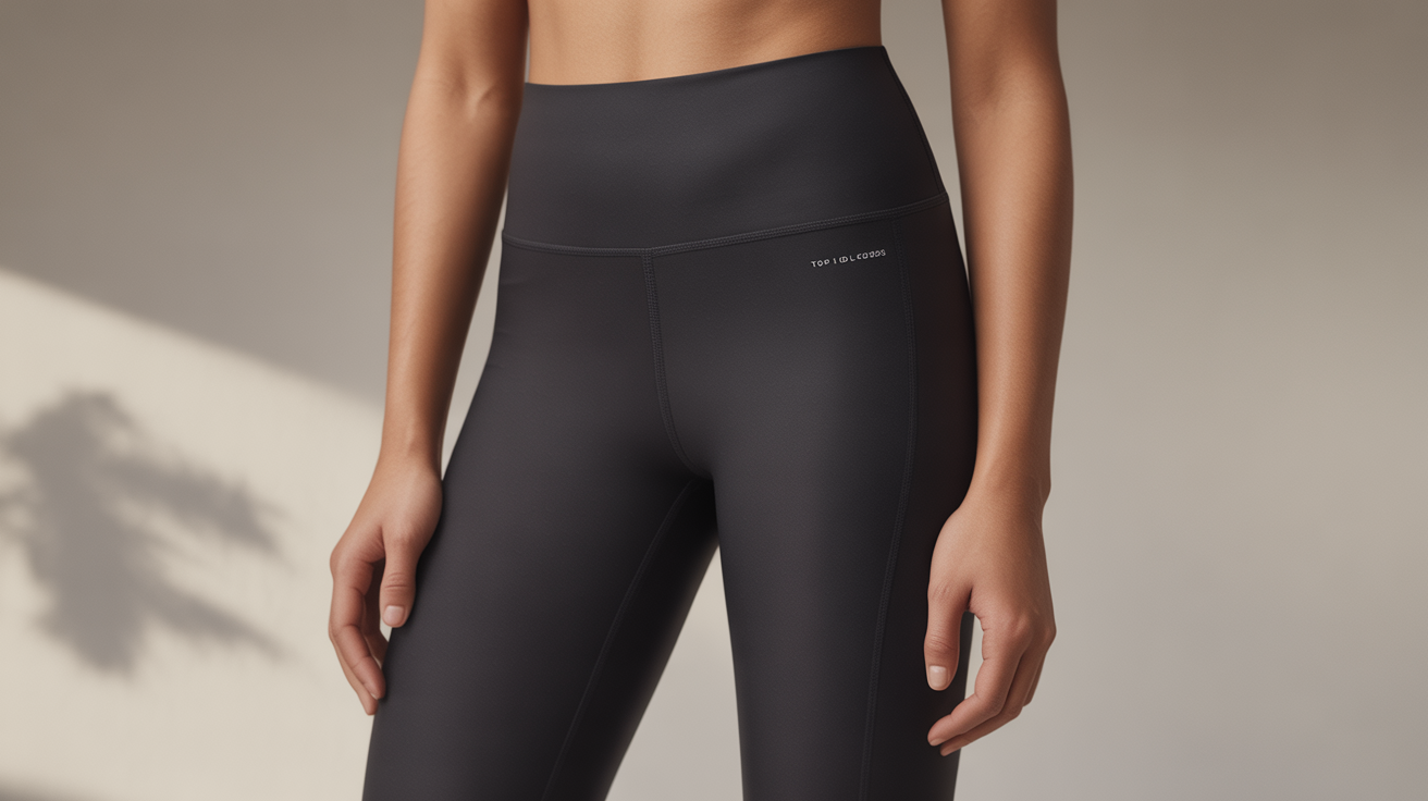Selection of top 10 black leggings for 2025 on display