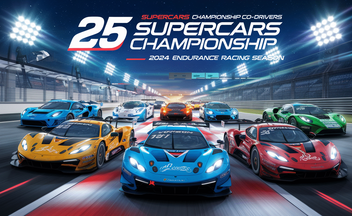 Full Grid Confirmed All 25 Supercars Championship Co-Drivers Locked In for 2024