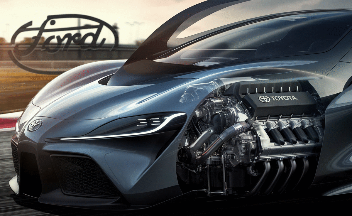 680hp NASCAR-spec V8 with Carbon-Titanium Valves Toyotas Supercars Engine Roars to Life