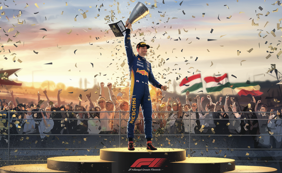 F1 Hungarian GP Verstappen Dominates with 33-Second Lead Claims 7th Straight Win