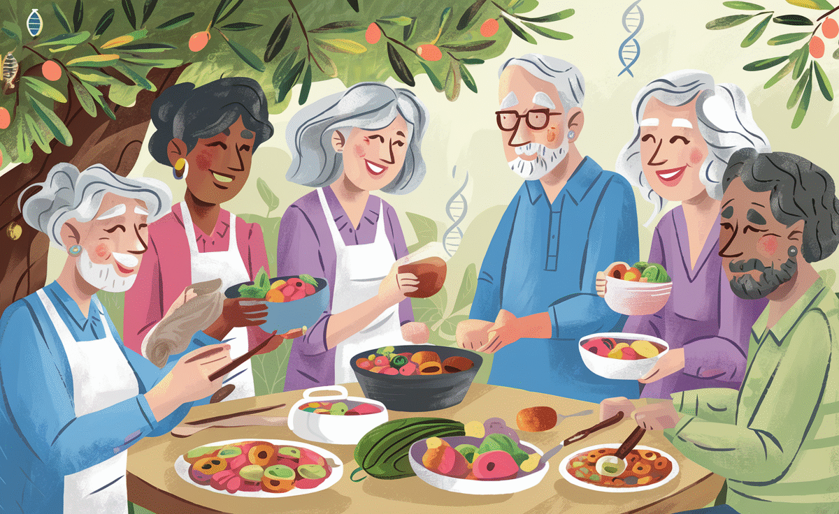 Mediterranean Diet Lowers Genetic Dementia Risk by 25 Large-Scale NIH Study Shows