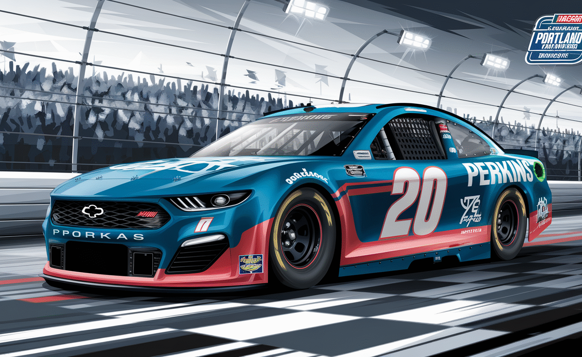 NASCAR Rising Star Jack Perkins Unveils Custom 750HP Portland Speedway Livery First
