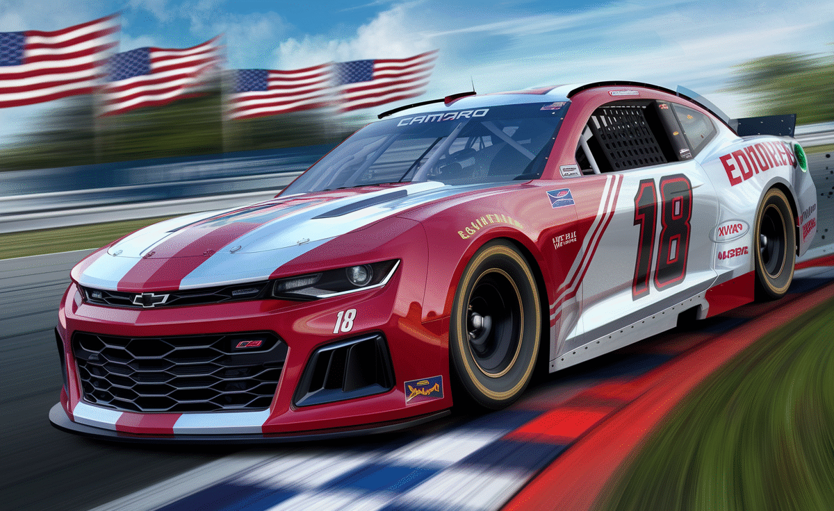 NASCAR-Spec Chevrolet Camaro with 670HP V8 Racing Legend Craig Lowndes Team 18