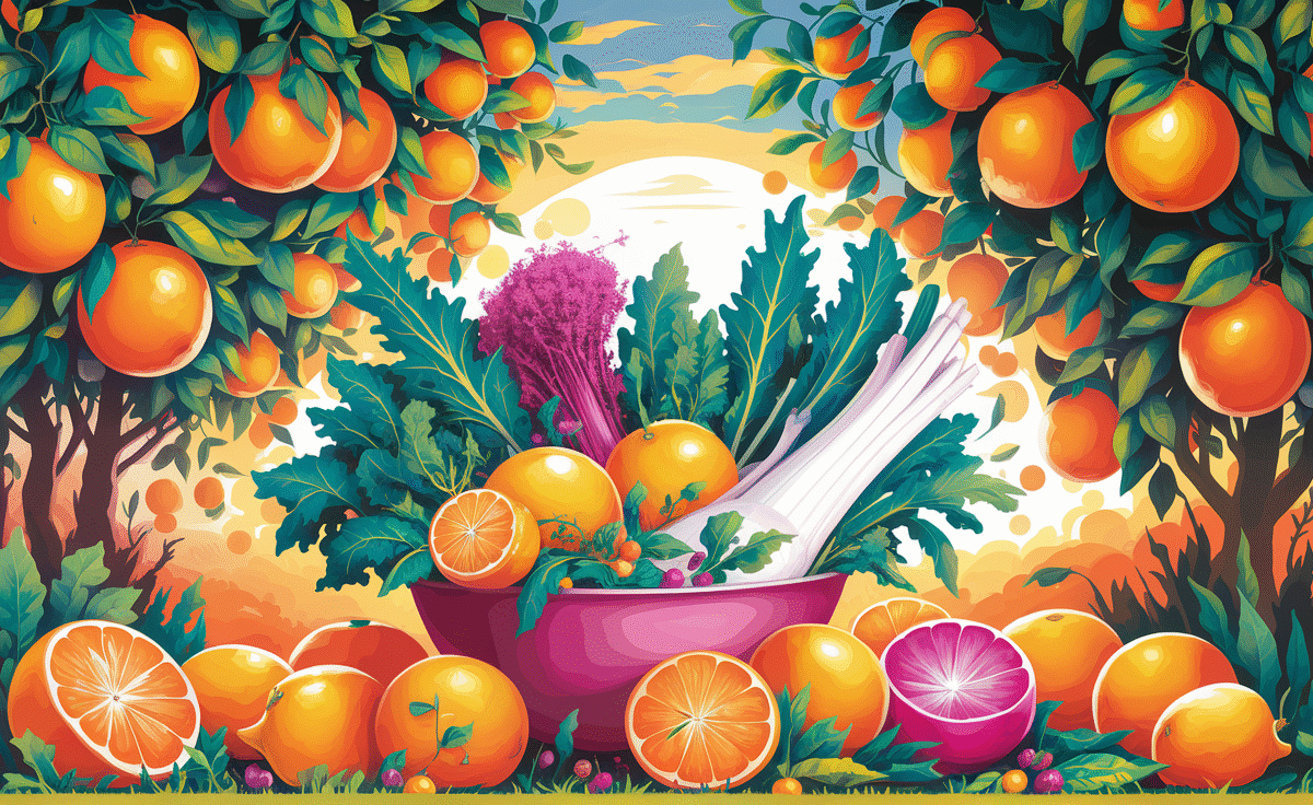 Organic Citrus-Rocket Superfood Bowl USDA-Certified Antioxidant Mix with 85 Vitamin C Boost